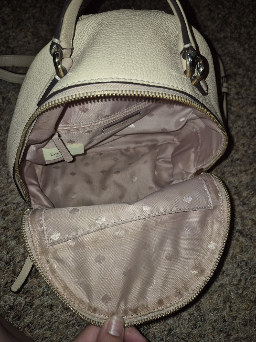 kate spade Light Pink Leather Mini Backpack - Picture 5 of 13